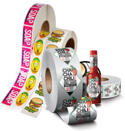 Semi Gloss Roll Labels