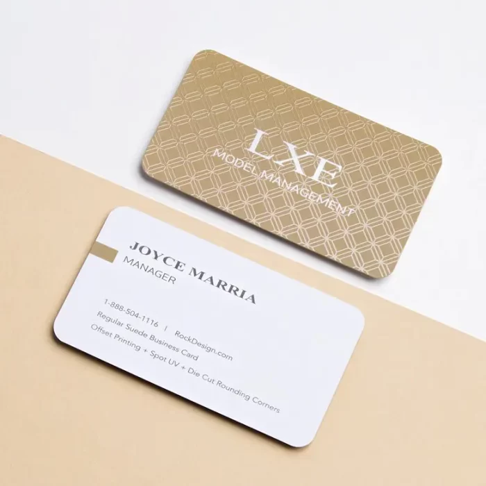 Business Cards Suede
