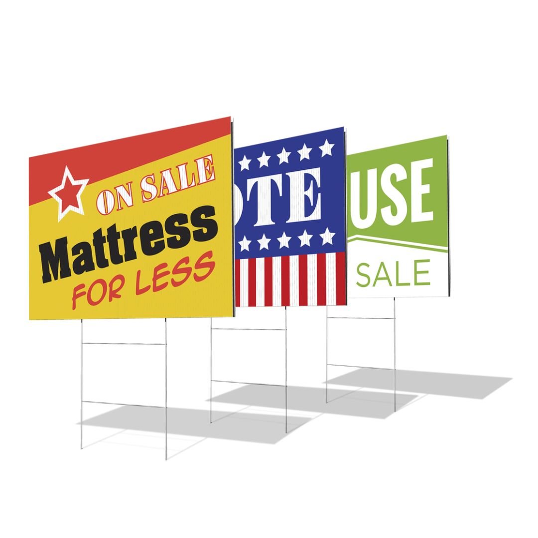 4mil Coroplast Signs